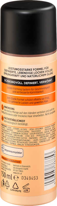 Balea PROFESSIONAL crème coiffante boucles 150 ml