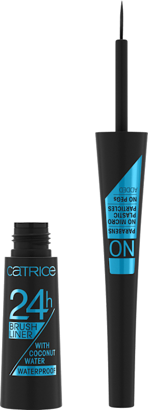 Catrice Eyeliner 24h Brush Liner Waterproof 010 Ultra Black, 3 ml — produit allemand authentique au Maroc