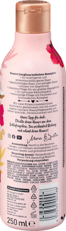 LANGHAARMÄDCHEN Après-shampoing Intense Repair, 250 ml