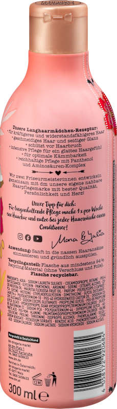 LANGHAARMÄDCHEN Shampoing Intense Repair, 300 ml