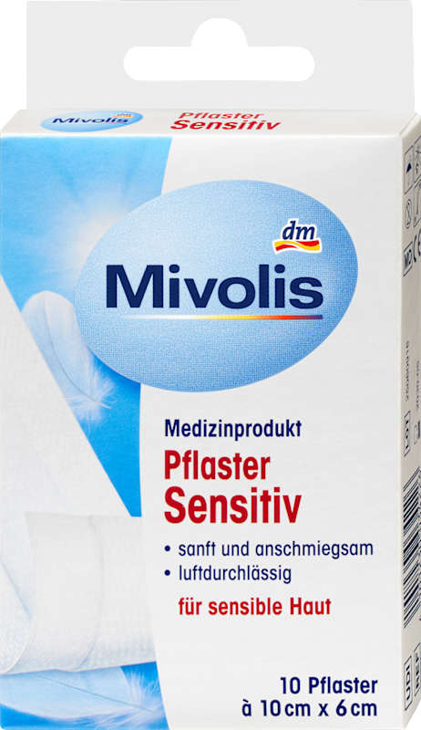 Mivolis pansement Sensitiv 10 cm x 6 cm 1 m