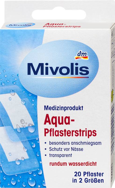 Mivolis Pansements Aqua 20 pièces