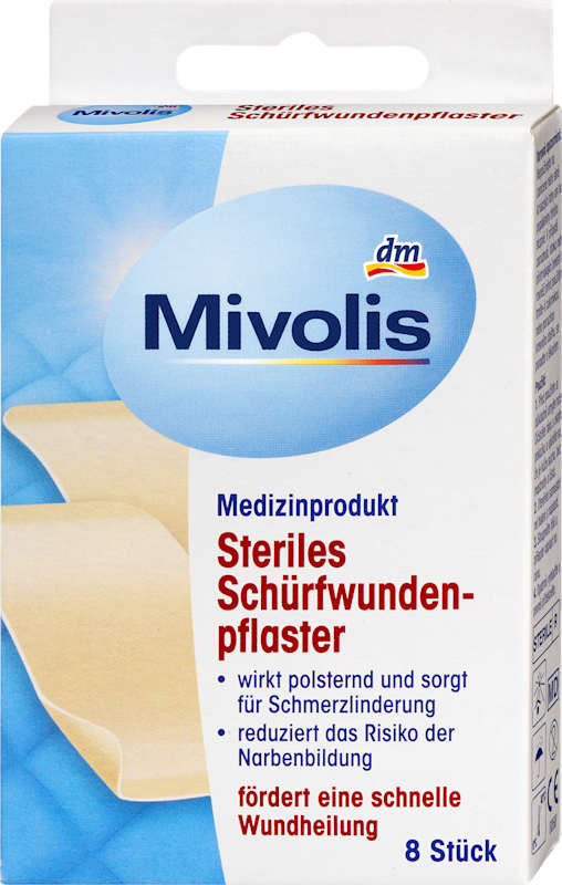 Mivolis Pansements pour écorchures 8 pièces
