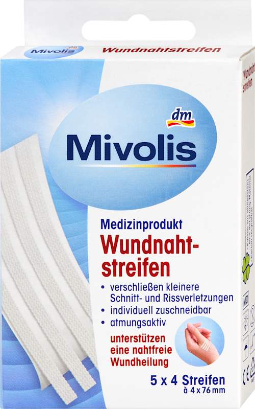 Mivolis bandelettes de suture 20 pièces