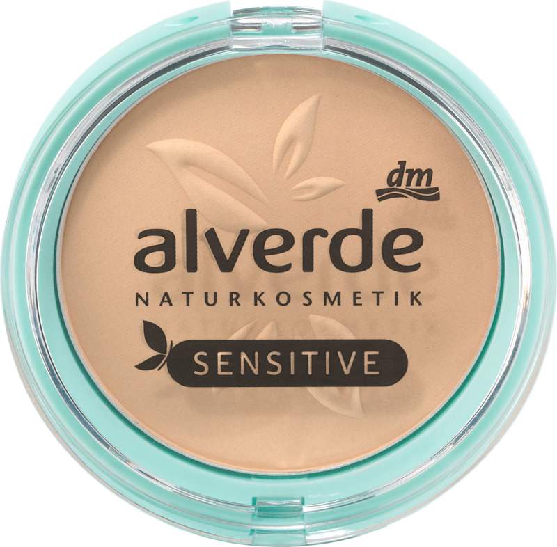 alverde NATURKOSMETIK poudre compacte matifiante Sensitive 01 Light 11 g