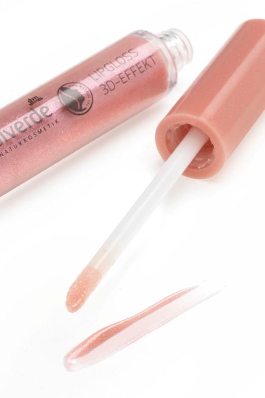 alverde NATURKOSMETIK Gloss lèvres effet 3D 02 Pink Crush, 5 ml