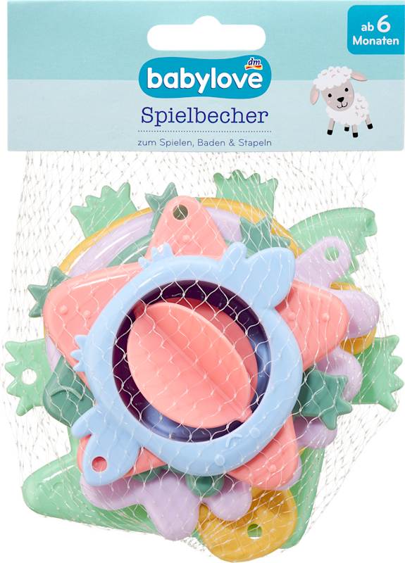 babylove Gobelets à empiler 6 pièces, 1 pièce