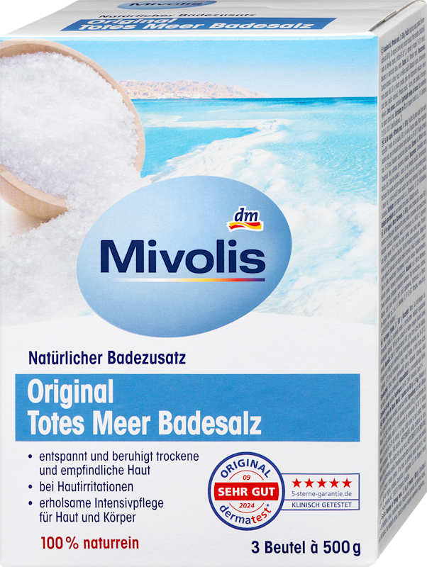 Mivolis sel de bain Original mer Morte (3x500 g) 1,5 kg