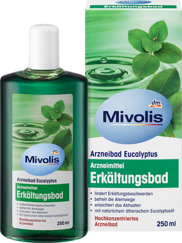 Mivolis Bain pour rhume eucalyptus, 250 ml