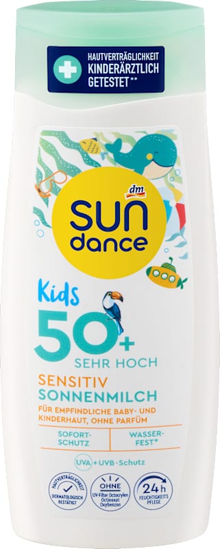SUNDANCE lait solaire enfants sensitiv LSF 50+ 200 ml