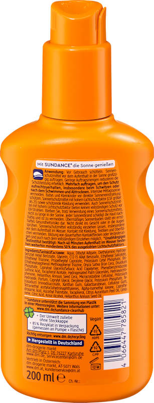 SUNDANCE Spray Solaire LSF 50+ 200 ml