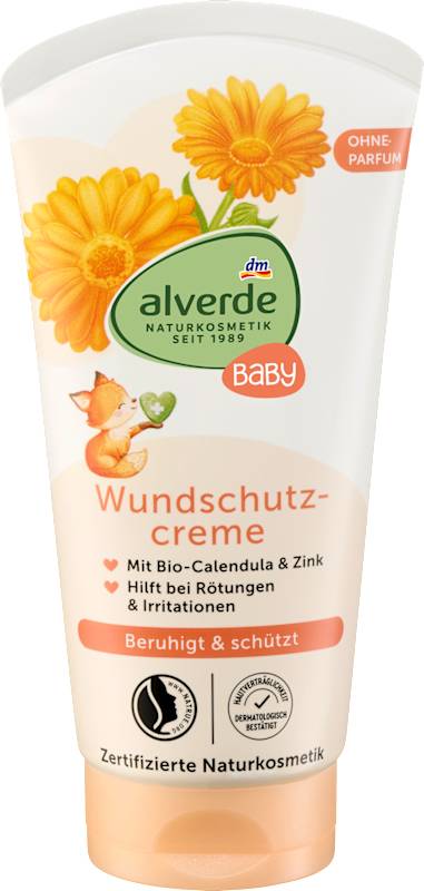 alverde BABY Crème protectrice contre les rougeurs 75 ml