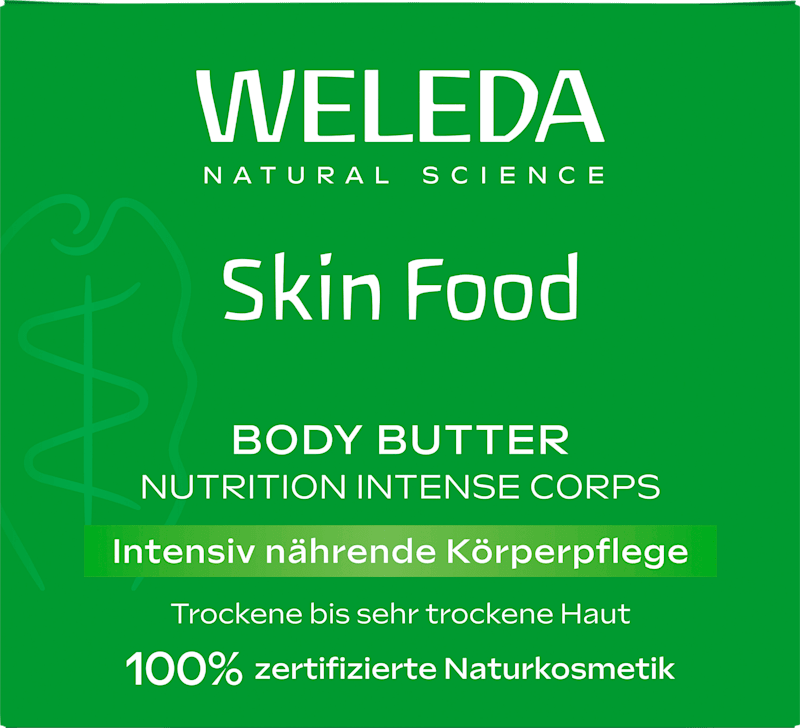 Weleda Beurre corporel Skin Food im Glastiegel, 150 ml — produit allemand authentique au Maroc