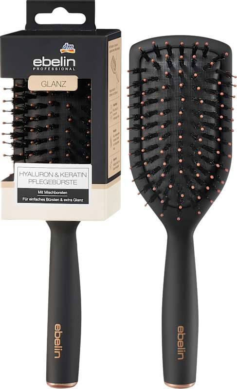 ebelin PROFESSIONAL Brosse plate Hyaluron & Keratin ovale 1 pièce