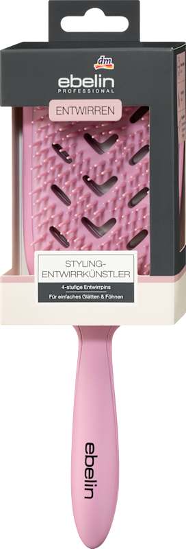 ebelin PROFESSIONAL Brosse à cheveux démêlante lissage & séchage 1 pièce