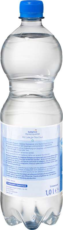 babylove eau pour bébé dès la naissance 1 l