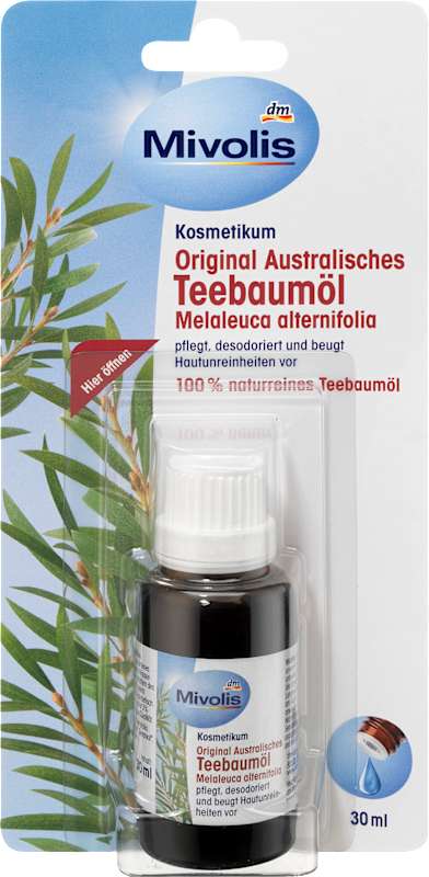 Mivolis Huile d'arbre à thé australien Melaleuca alternifolia 30 ml