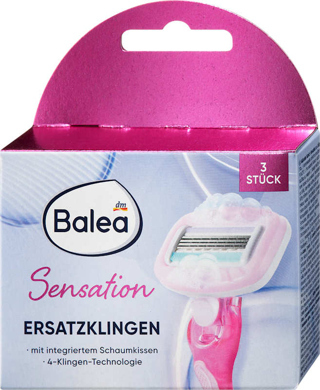 Balea Lames de rasoir Sensation 3 pièces