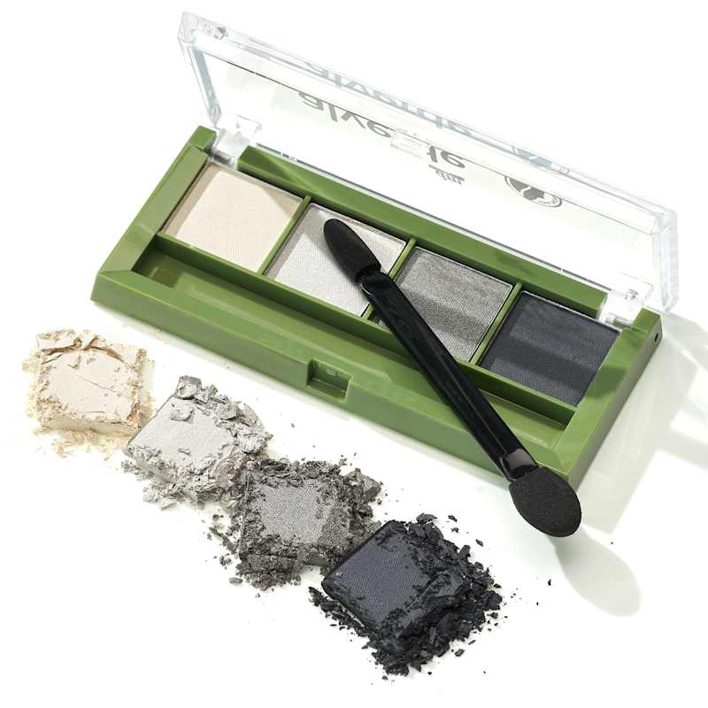 alverde NATURKOSMETIK Palette ombres Quattro 75 Smokey Eyes, 4,4 g
