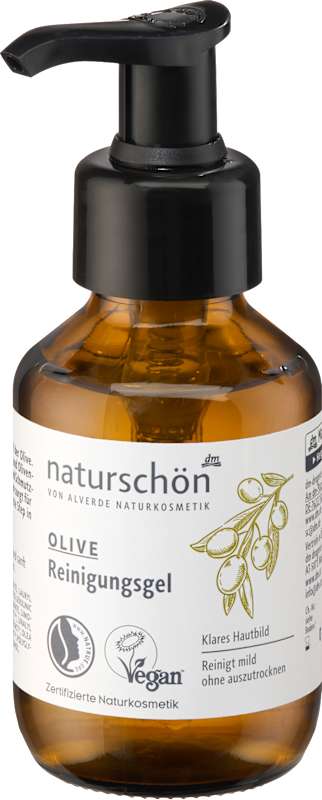 alverde Naturschön Gel Nettoyant Olive, 100 ml