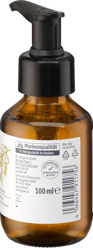 alverde Naturschön Gel Nettoyant Olive, 100 ml