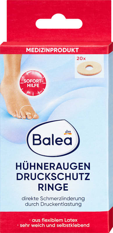 Balea Anneaux de protection cors aux pieds 20 pcs