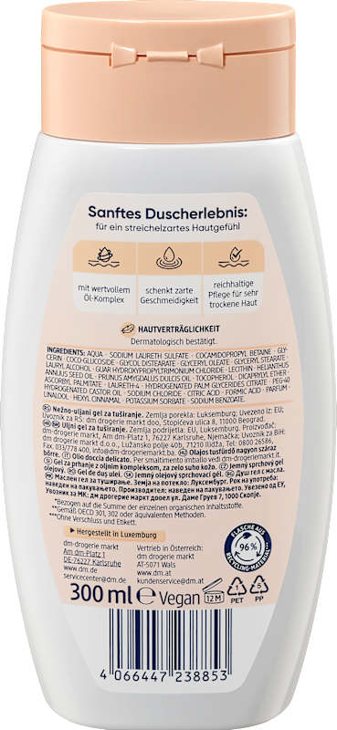 Balea Gel douche huile douce 300 ml