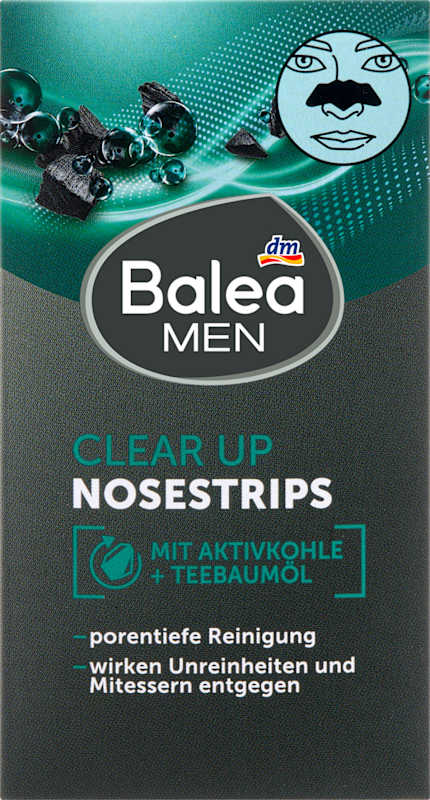 Balea MEN Patchs nez Clear Up 3 pièces