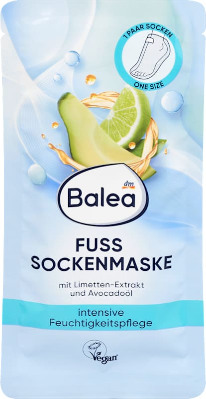 Balea Masque pieds chaussettes hydratation intense (1 paire) 2 pcs