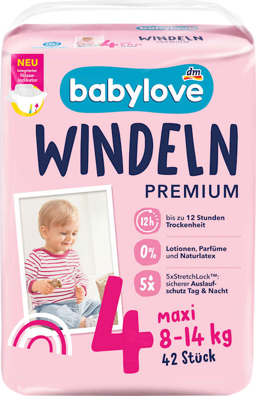babylove Couches T.4 maxi (8-14 kg), 42 pièces