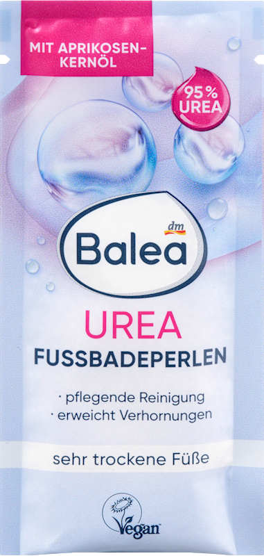 Balea Perles de bain pour pieds très secs Urea, 20 g