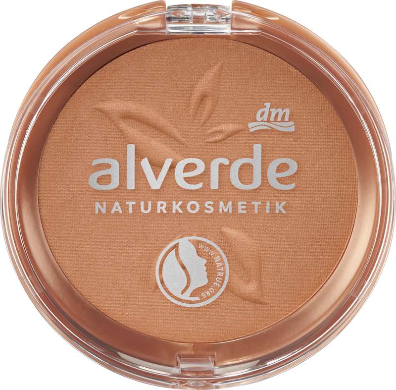 alverde NATURKOSMETIK poudre bronzante matifiante 02 9 g