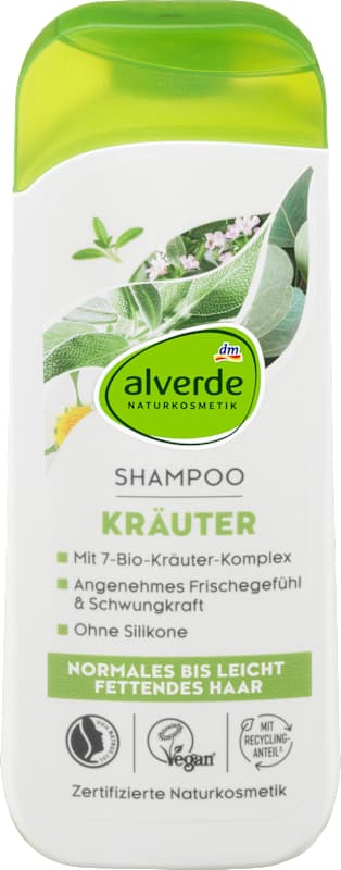 alverde NATURKOSMETIK Shampoing aux herbes 200 ml