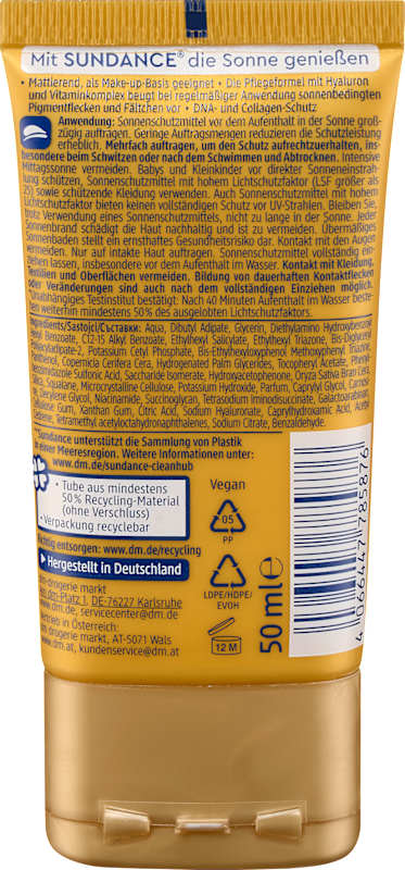 SUNDANCE Fluide solaire Anti-Age LSF 50, 50 ml