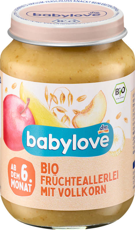 babylove Fruits & céréales mélange de fruits avec complet dès 6 mois, 190 g