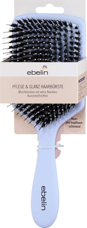 ebelin brosse à cheveux soin & brillance, 1 pièce