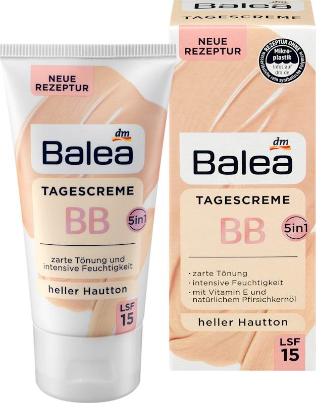 Balea Crème visage BB teint clair LSF 15, 50 ml