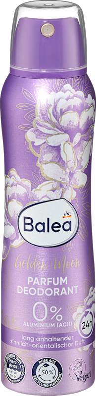 Balea Déodorant spray parfumé Golden Moon, 150 ml