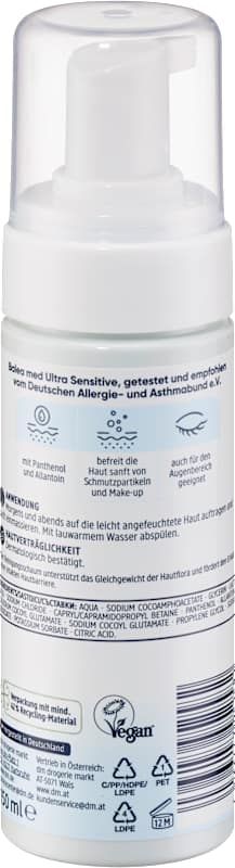 Balea med Mousse nettoyante Ultra Sensitive 150 ml