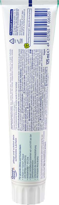 Dontodent Dentifrice antibactérien, 125 ml