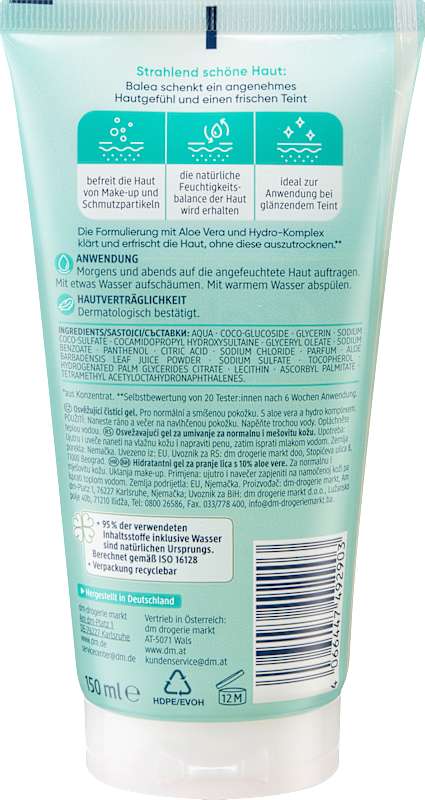 Balea Gel nettoyant rafraîchissant 150 ml