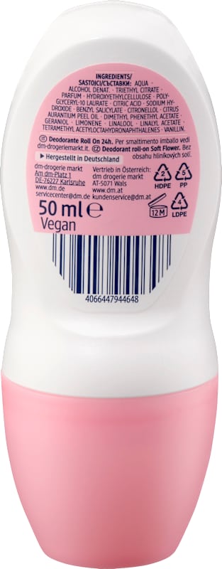 Balea Déodorant roll-on Soft Flower 50 ml
