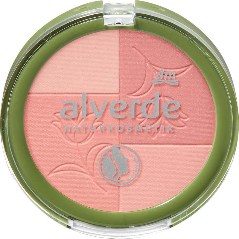 alverde NATURKOSMETIK Blush Multi-Color 10 Coral Glow 9 g