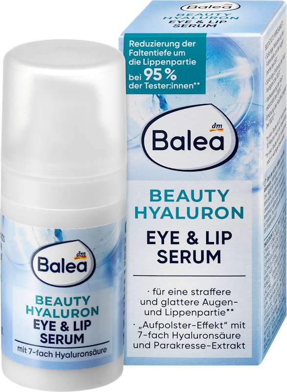 Balea Sérum Beauty Hyaluron Eye & Lip 15 ml