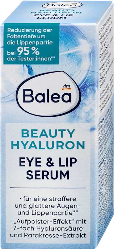 Balea Sérum Beauty Hyaluron Eye & Lip 15 ml