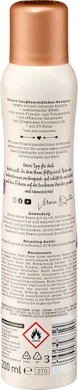 LANGHAARMÄDCHEN Shampoing sec Pure Fraîcheur, 200 ml