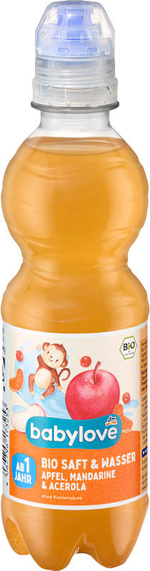 babylove Jus & eau pomme-mandarine acérola dès 1 an 330 ml
