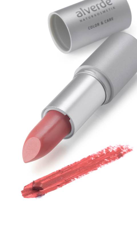 alverde NATURKOSMETIK Rouge à lèvres Color & Care 42 Vintage Rose 4,6 g