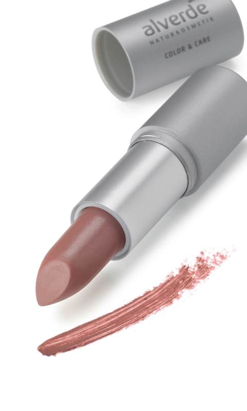 alverde NATURKOSMETIK Rouge à lèvres Color & Care 43 Tender Mauve 4,6 g