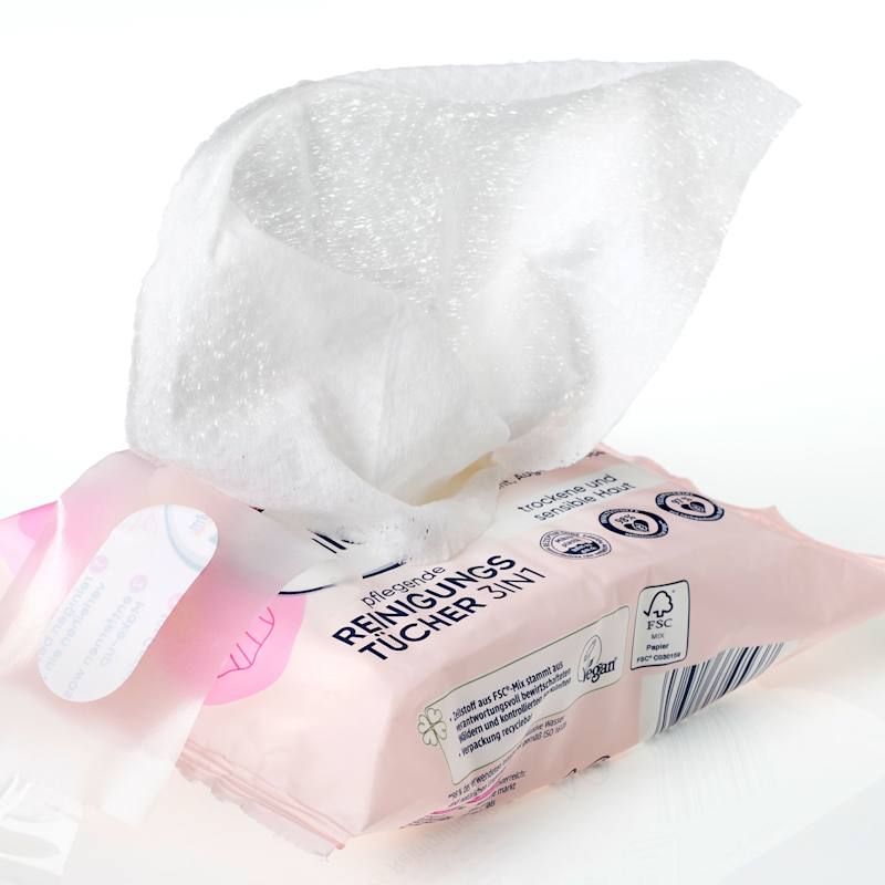 Balea Lingettes démaquillantes nourrissantes 3en1, 25 pièces